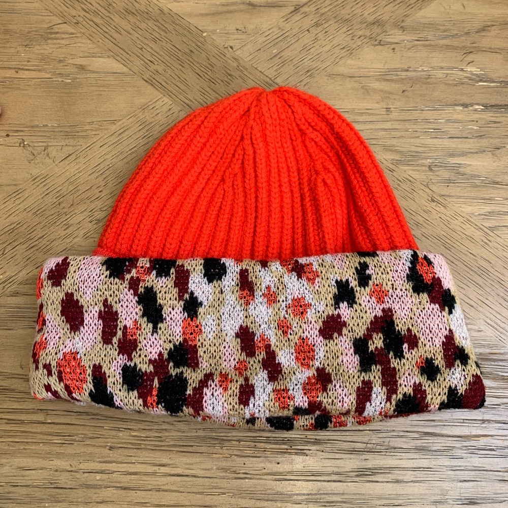Missoni Medium Orange Beanie Hat